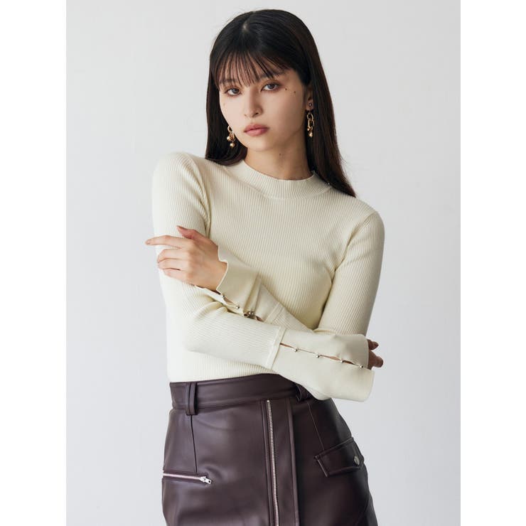 フレアスリーブアクセントニット | MURUA | 詳細画像12 