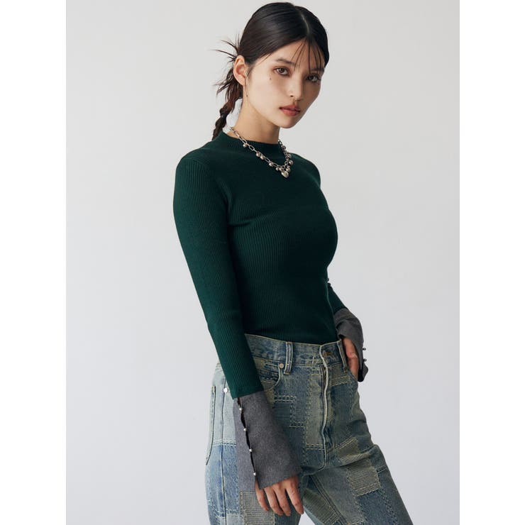 フレアスリーブアクセントニット | MURUA | 詳細画像16 