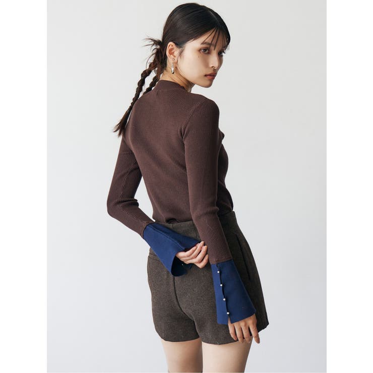 フレアスリーブアクセントニット | MURUA | 詳細画像21 