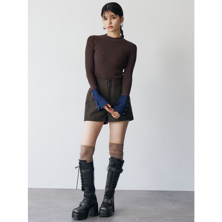 フレアスリーブアクセントニット | MURUA | 詳細画像23 