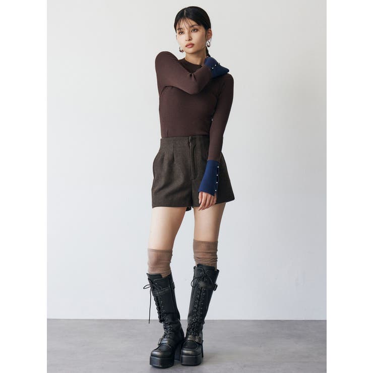 フレアスリーブアクセントニット | MURUA | 詳細画像24 