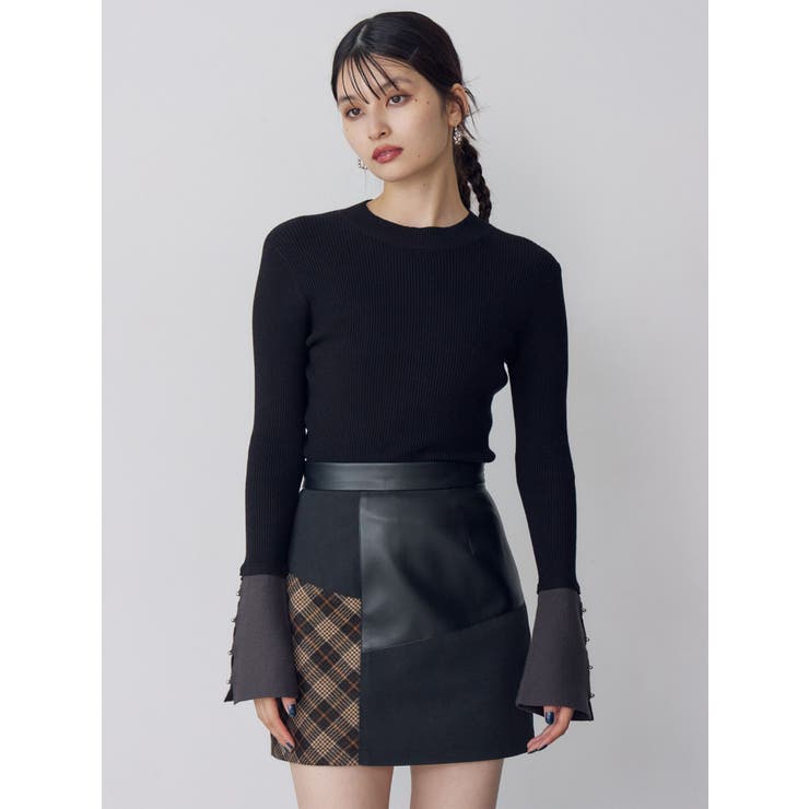 フレアスリーブアクセントニット | MURUA | 詳細画像26 