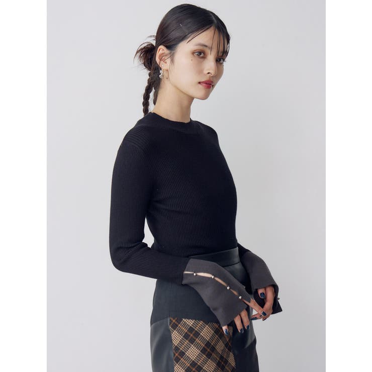 フレアスリーブアクセントニット | MURUA | 詳細画像27 