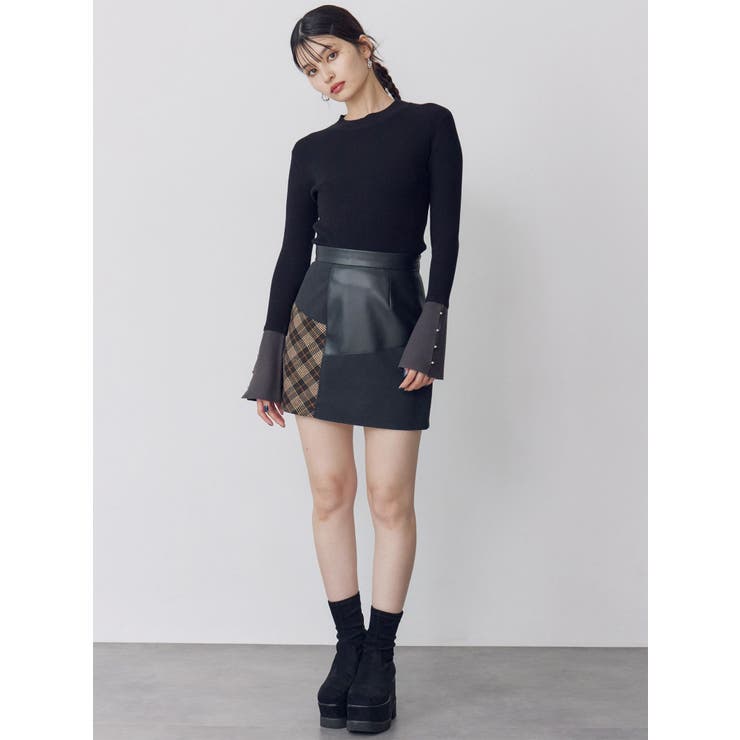 フレアスリーブアクセントニット | MURUA | 詳細画像29 