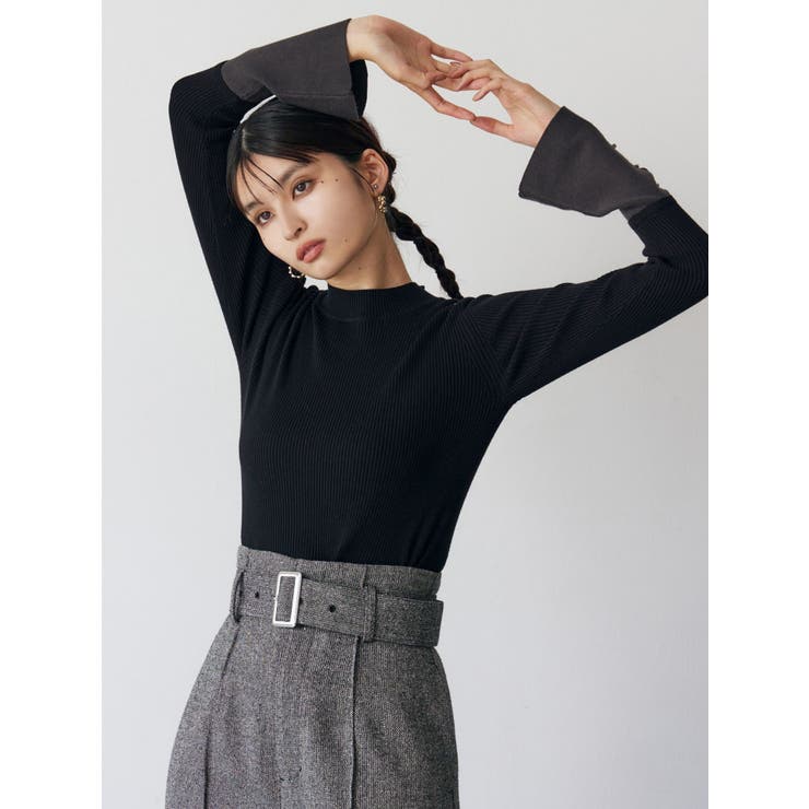 フレアスリーブアクセントニット | MURUA | 詳細画像8 