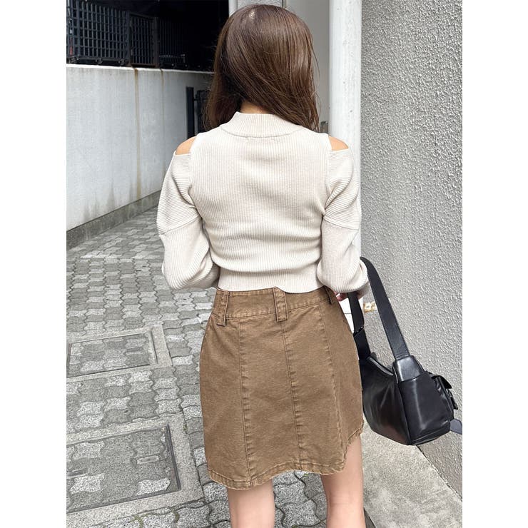 カシュクールハーフジップトップス | MURUA | 詳細画像32 