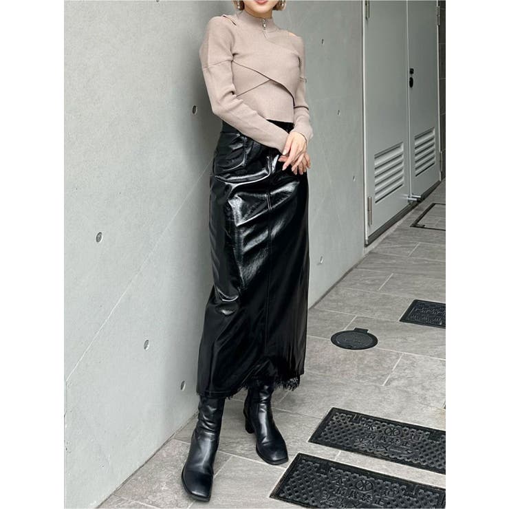 カシュクールハーフジップトップス | MURUA | 詳細画像46 