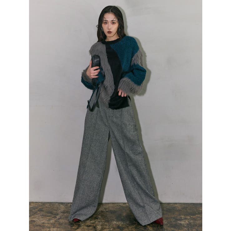 【YUKKOコラボ】MIXヤーンチュニックニット | MURUA | 詳細画像13 