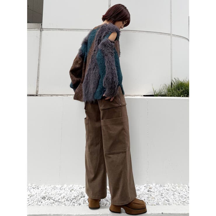 【YUKKOコラボ】MIXヤーンチュニックニット | MURUA | 詳細画像19 