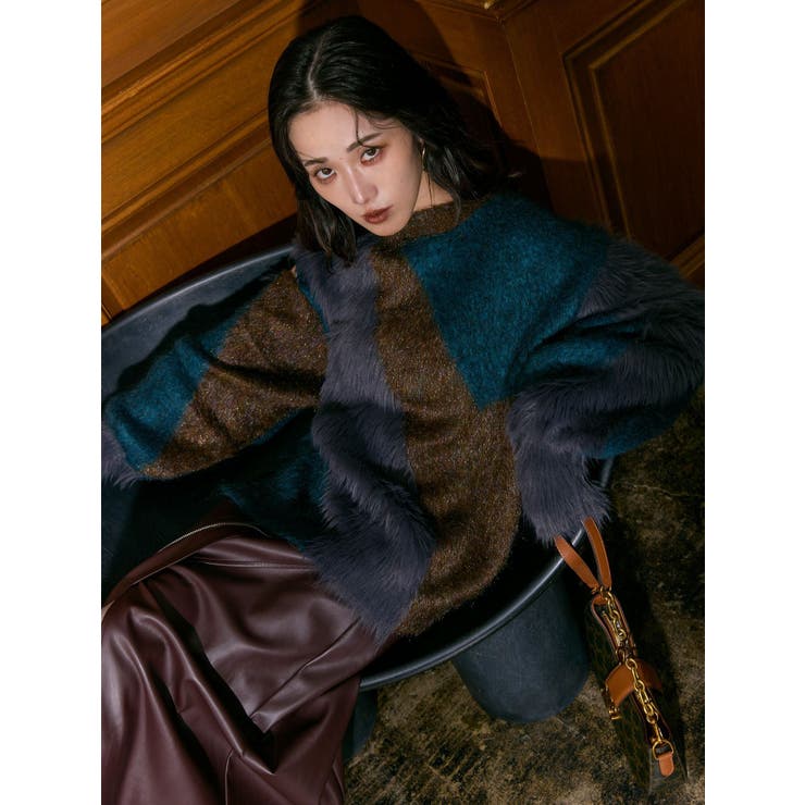 【YUKKOコラボ】MIXヤーンチュニックニット | MURUA | 詳細画像2 