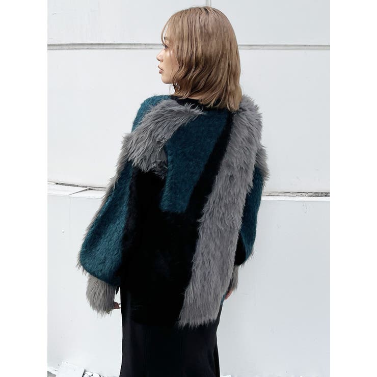 【YUKKOコラボ】MIXヤーンチュニックニット | MURUA | 詳細画像22 