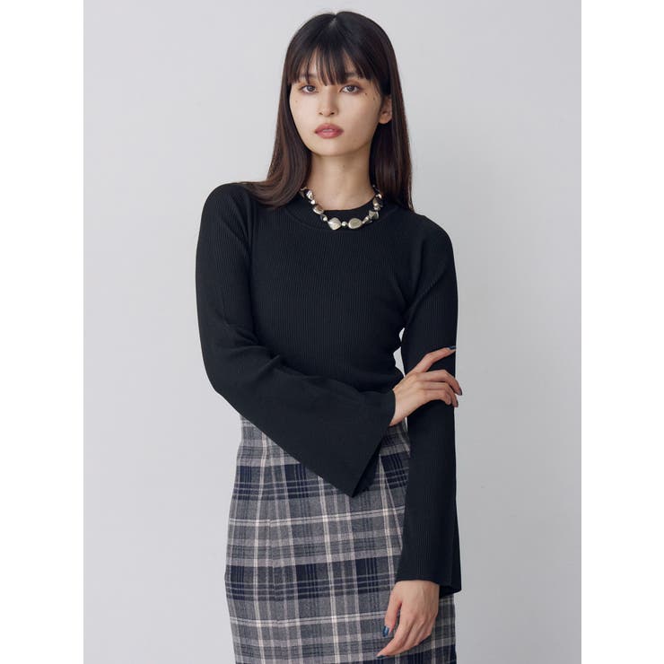 フレアスリーブニット | MURUA | 詳細画像4 