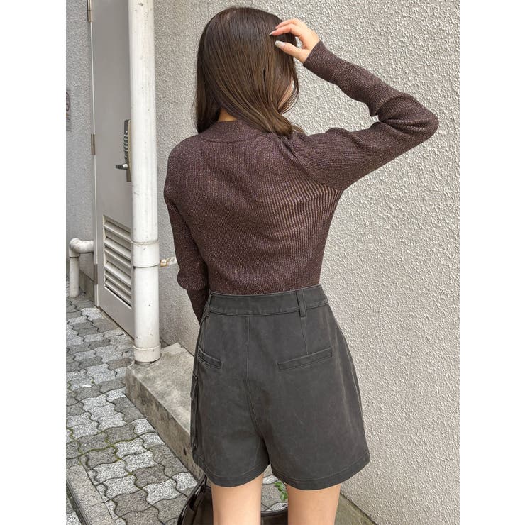 クロスリブニット[品番：MKSW0067391]｜MURUA（ムルーア）のレディース