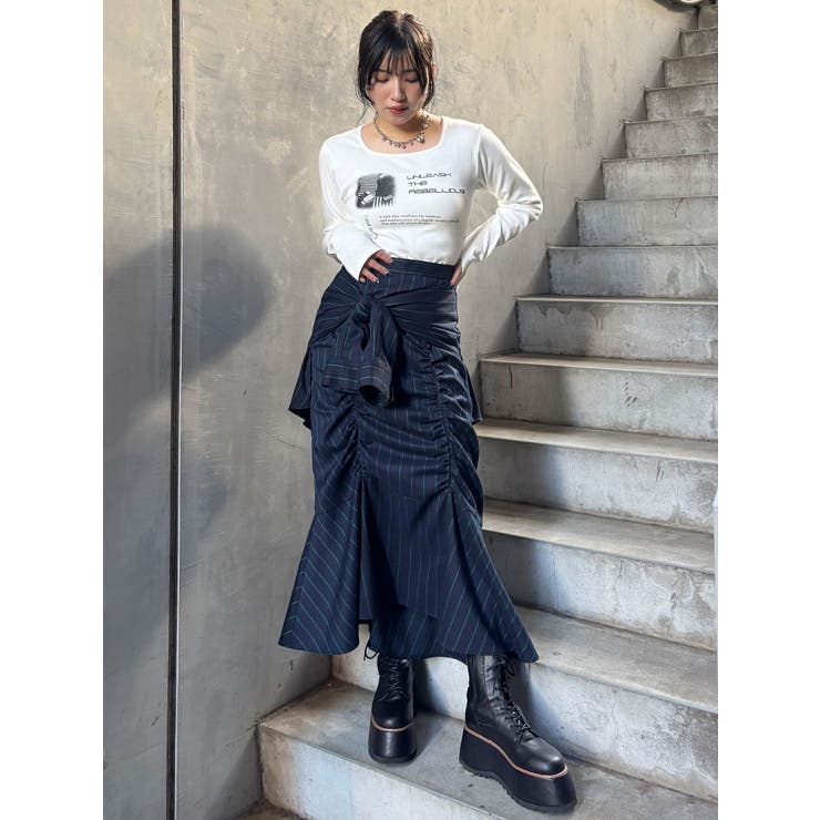 クロップドメッセージトップス | MURUA | 詳細画像34 