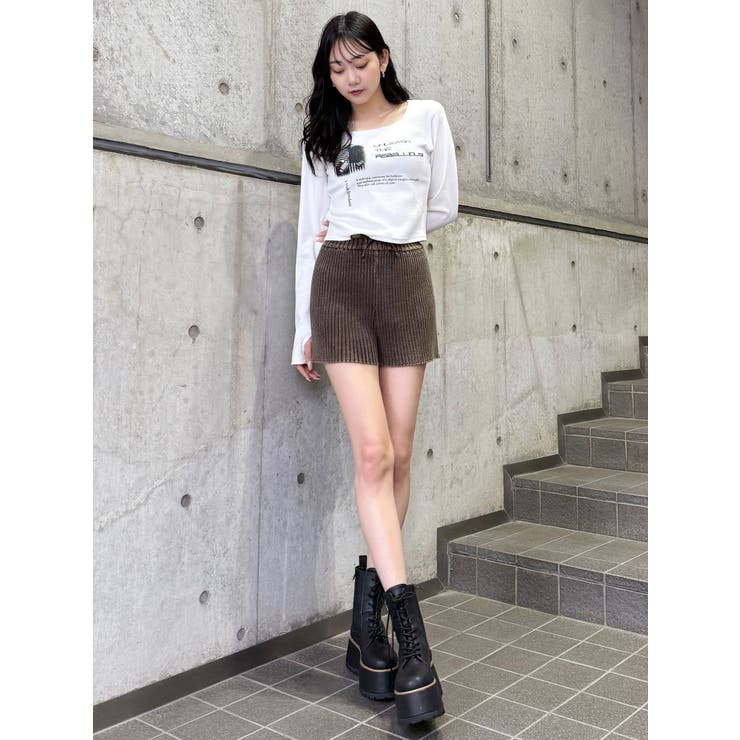 クロップドメッセージトップス | MURUA | 詳細画像38 