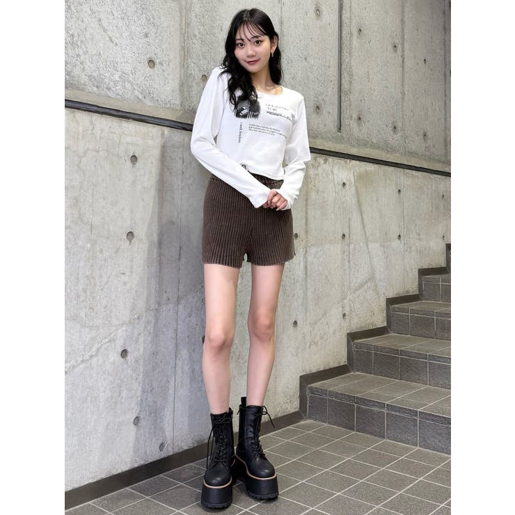 クロップドメッセージトップス | MURUA | 詳細画像39 