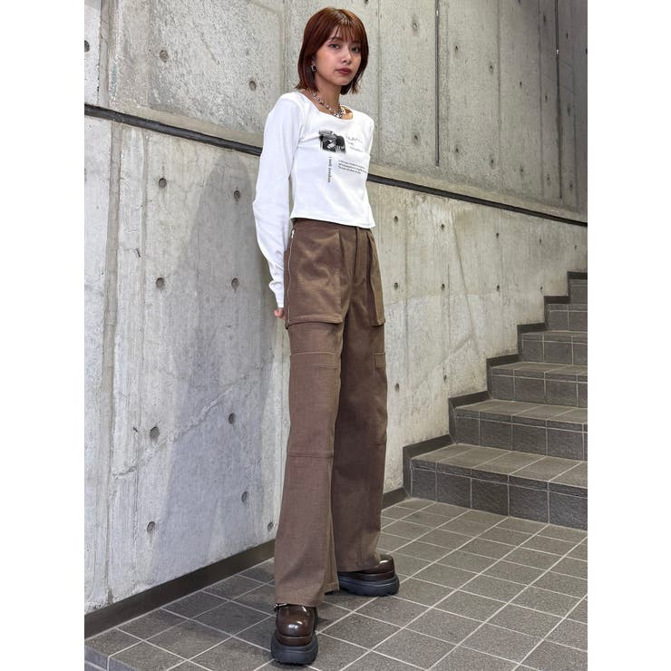 クロップドメッセージトップス | MURUA | 詳細画像42 