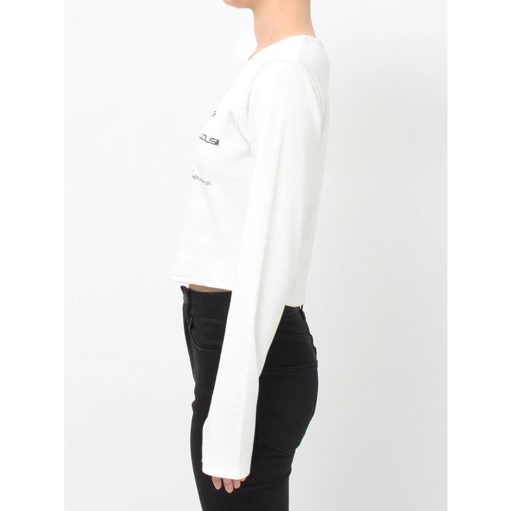 クロップドメッセージトップス | MURUA | 詳細画像44 