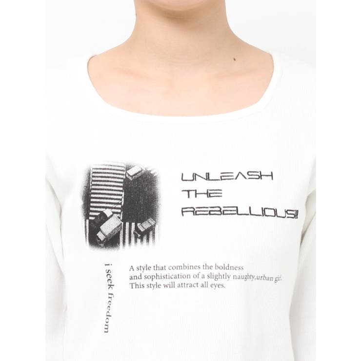 クロップドメッセージトップス | MURUA | 詳細画像46 