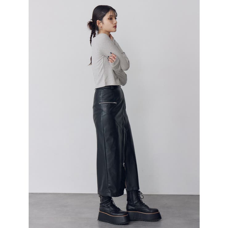 ロゴラメテレコトップス | MURUA | 詳細画像19 