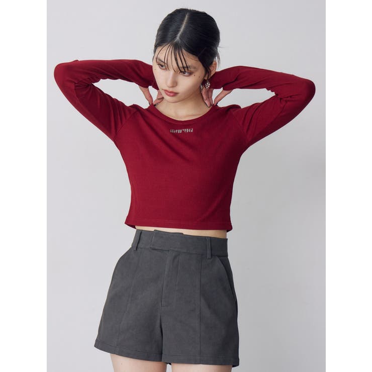 ロゴラメテレコトップス | MURUA | 詳細画像21 