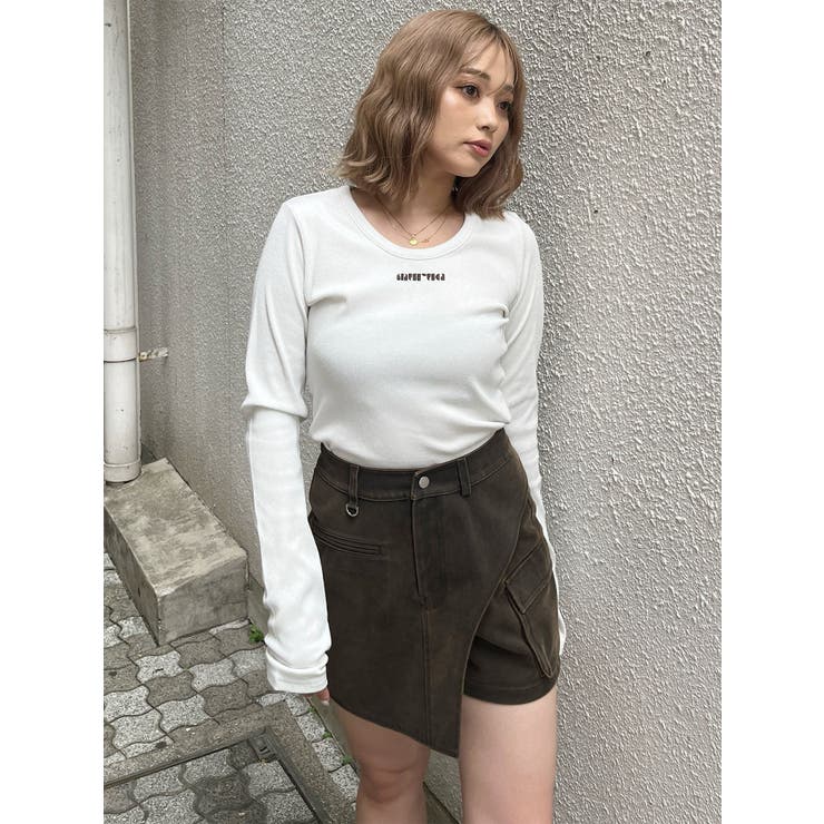 ロゴラメテレコトップス | MURUA | 詳細画像29 