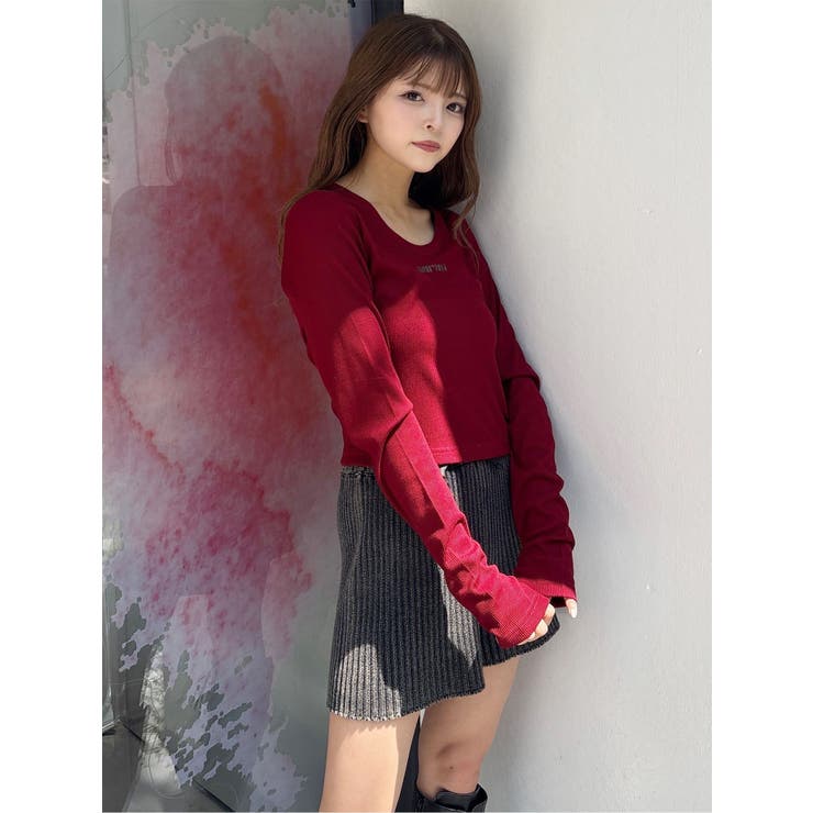 ロゴラメテレコトップス | MURUA | 詳細画像33 