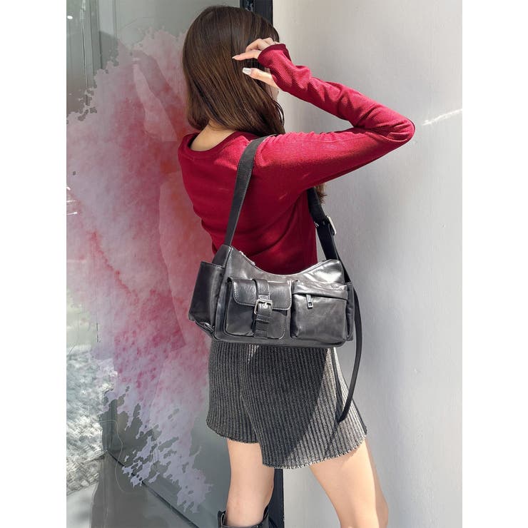 ロゴラメテレコトップス | MURUA | 詳細画像34 