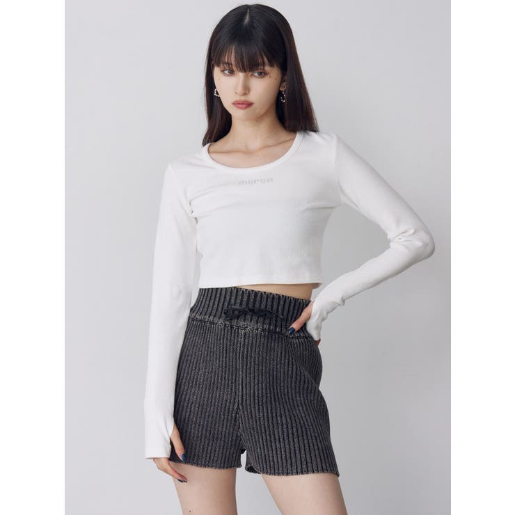 HOTFIXロゴテレコトップス[品番：MKSW0066967]｜MURUA（ムルーア）の