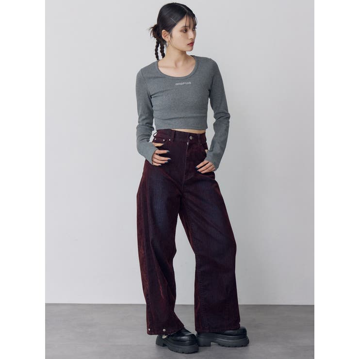 HOTFIXロゴテレコトップス | MURUA | 詳細画像27 