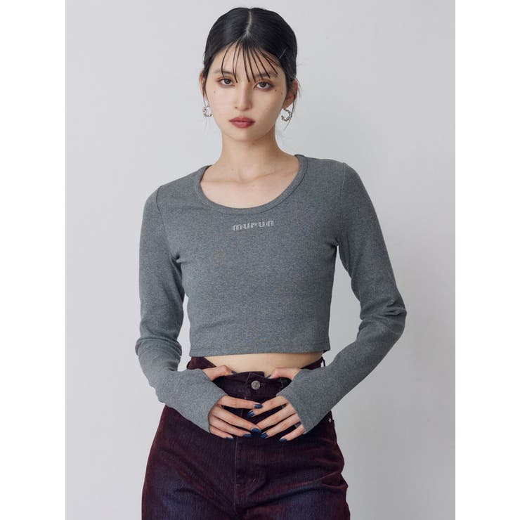 HOTFIXロゴテレコトップス | MURUA | 詳細画像3 