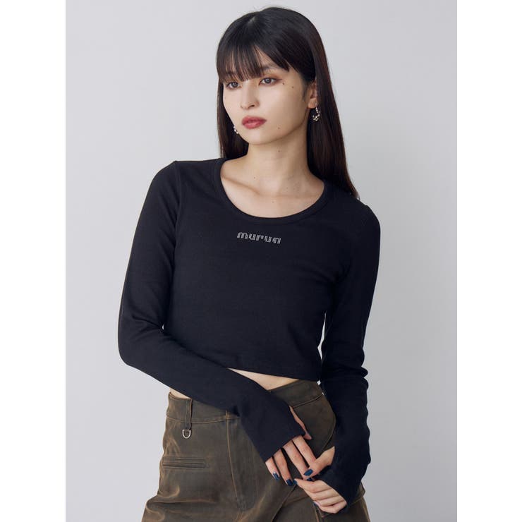 HOTFIXロゴテレコトップス | MURUA | 詳細画像8 