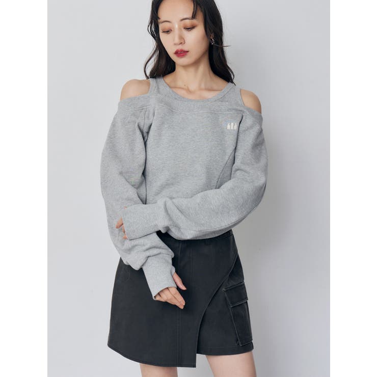 タンクレイヤードスウェットトップス | MURUA | 詳細画像1 