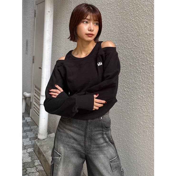 タンクレイヤードスウェットトップス | MURUA | 詳細画像5 