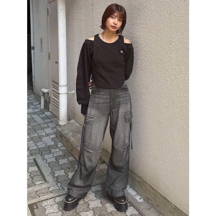 タンクレイヤードスウェットトップス | MURUA | 詳細画像8 