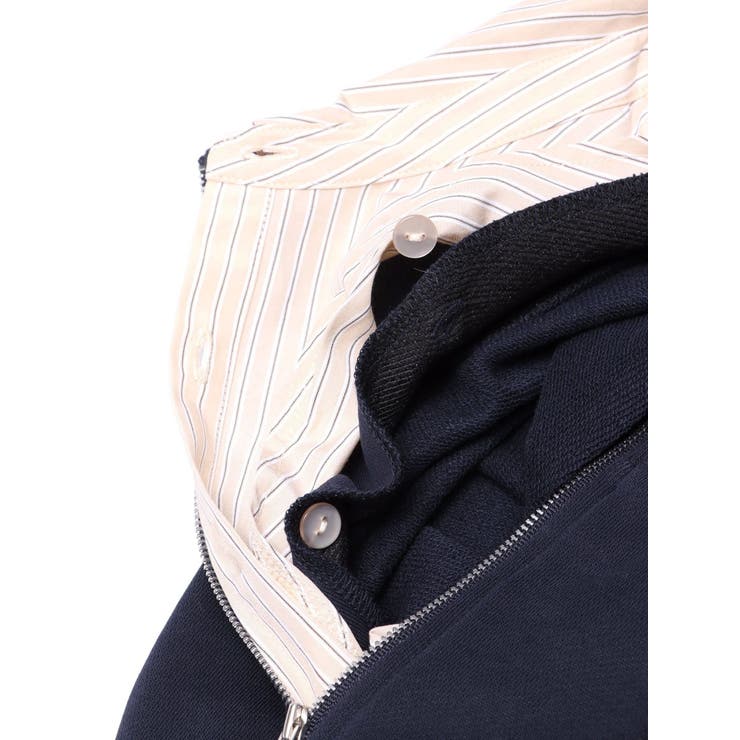 シャツレイヤードハーフジップスウェット | MURUA | 詳細画像41 