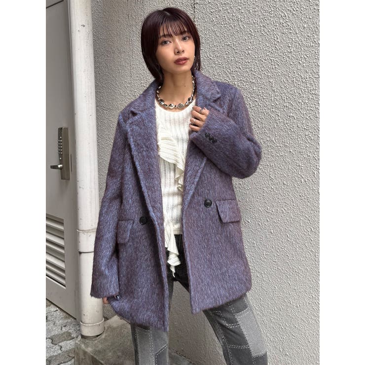 シャギーテーラードコート【セット販売対象】 | MURUA | 詳細画像2 