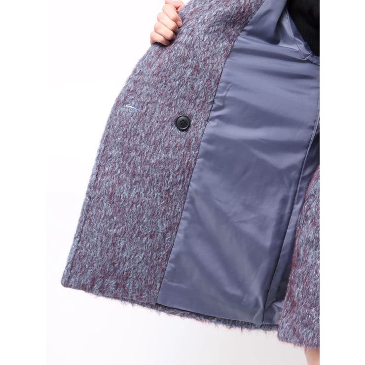 シャギーテーラードコート【セット販売対象】[品番：MKSW0067722