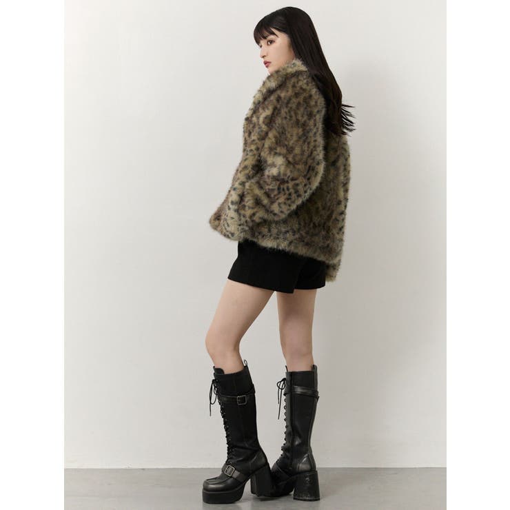 レオパードフェイクファーコート | MURUA | 詳細画像17 