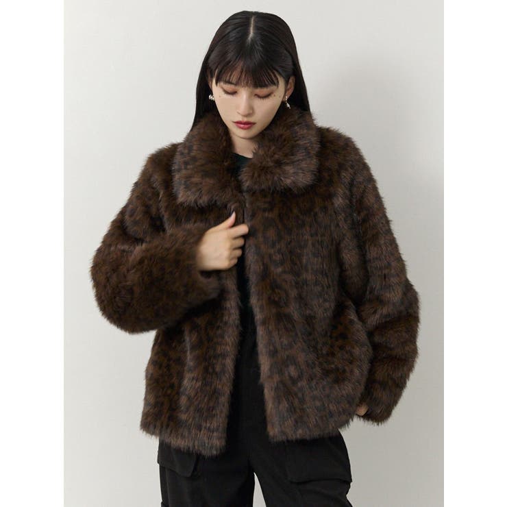 レオパードフェイクファーコート | MURUA | 詳細画像18 