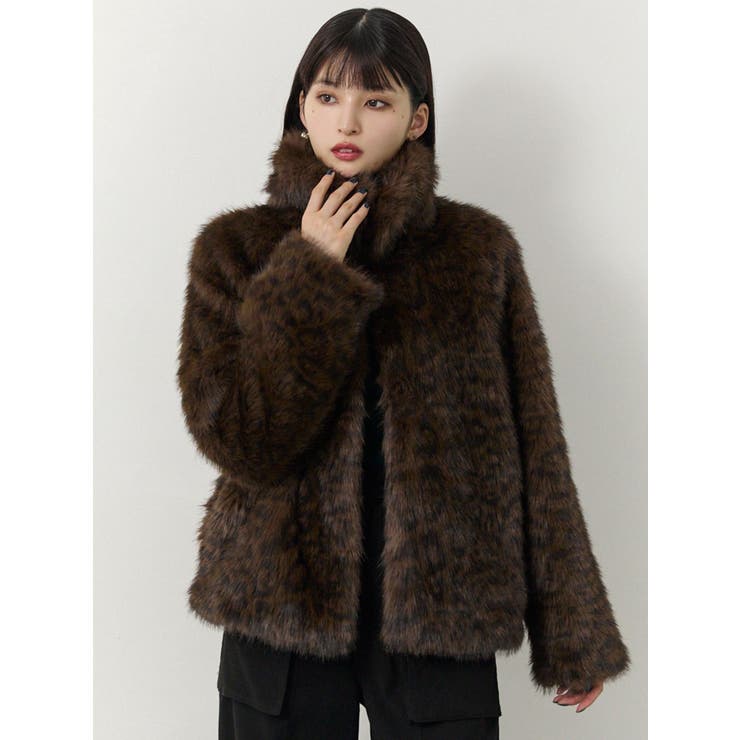 レオパードフェイクファーコート | MURUA | 詳細画像21 