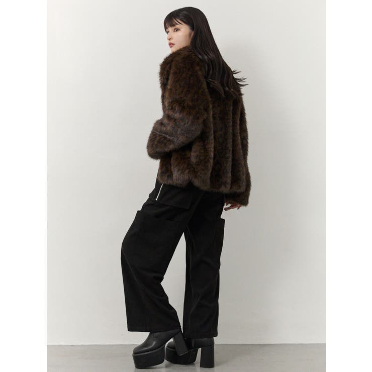 レオパードフェイクファーコート | MURUA | 詳細画像24 