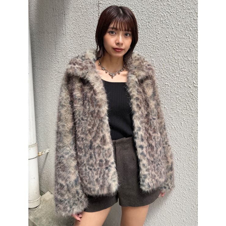 レオパードフェイクファーコート | MURUA | 詳細画像29 