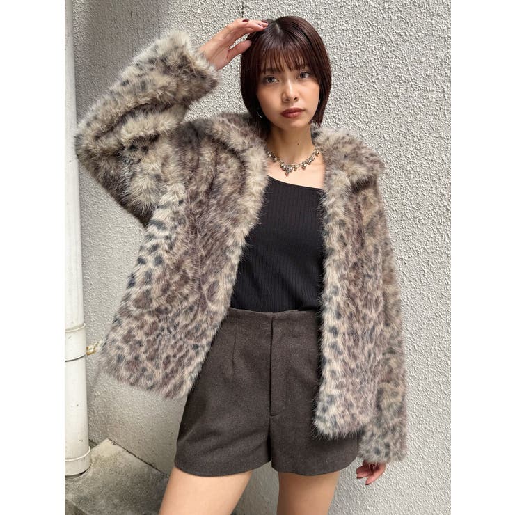 レオパードフェイクファーコート | MURUA | 詳細画像30 