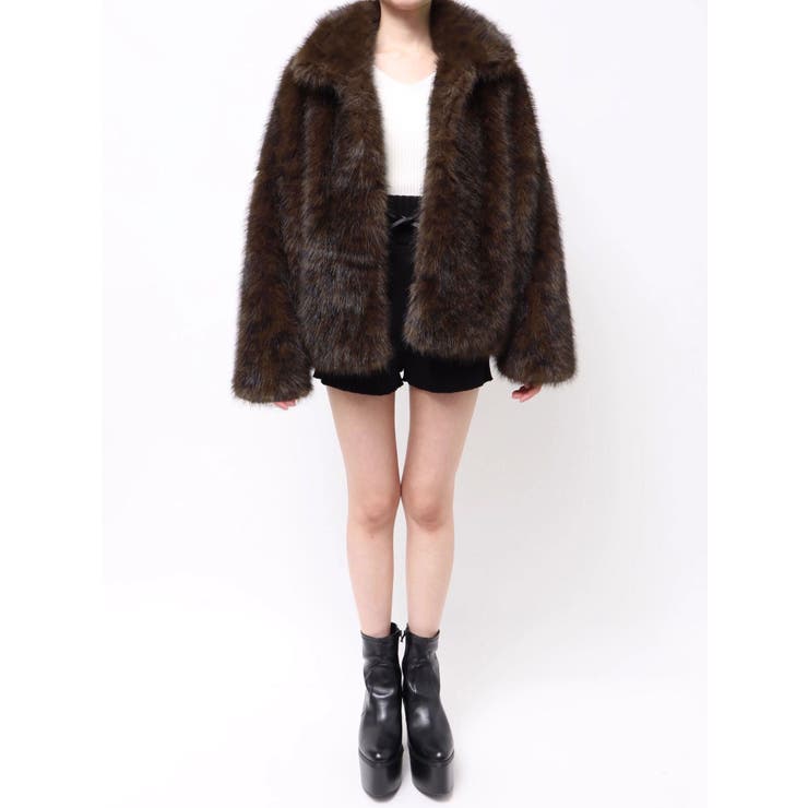 レオパードフェイクファーコート | MURUA | 詳細画像45 