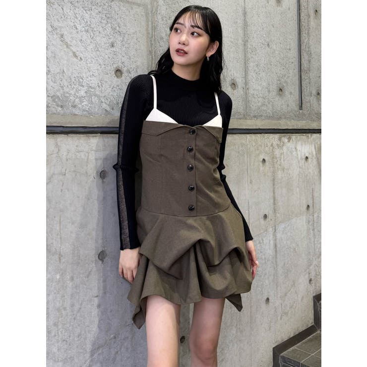 タックバルーンミニジャンスカ[品番：MKSW0067103]｜MURUA（ムルーア