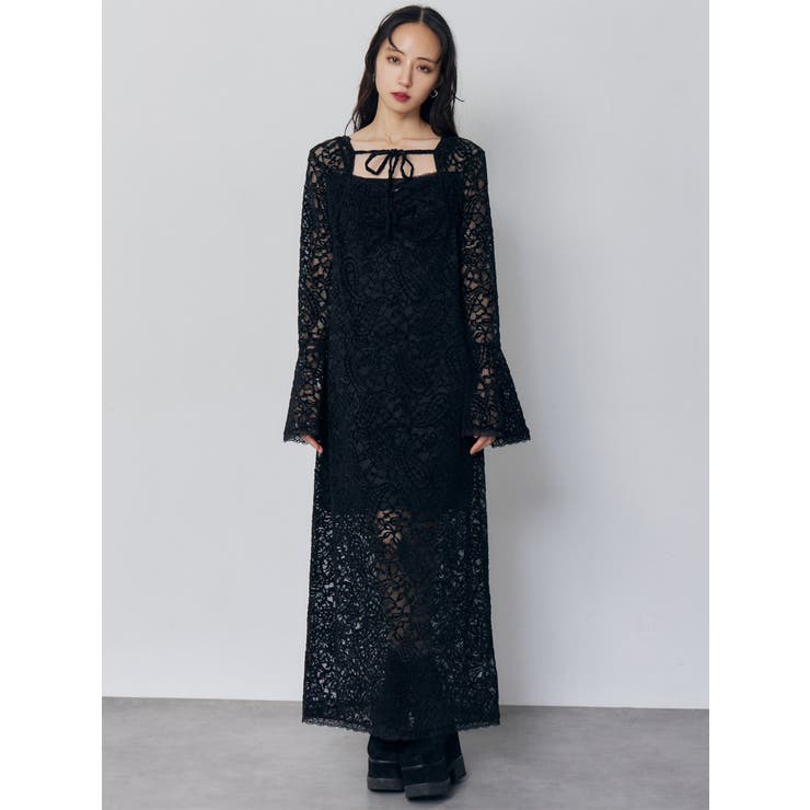 ブラッシュレースワンピース | MURUA | 詳細画像3 