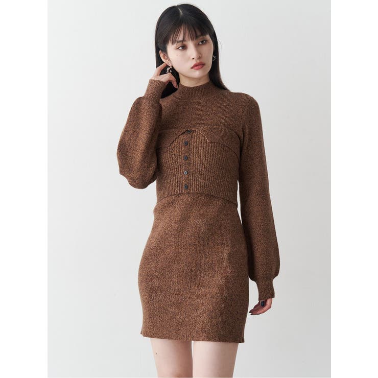 ビスチェドッキングミニワンピース | MURUA | 詳細画像10 