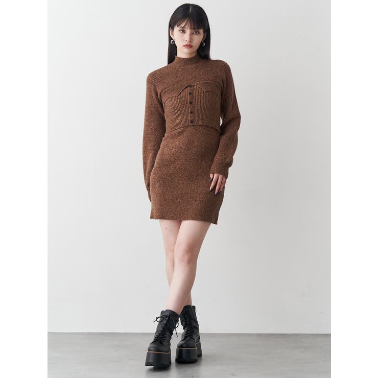 ビスチェドッキングミニワンピース | MURUA | 詳細画像12 