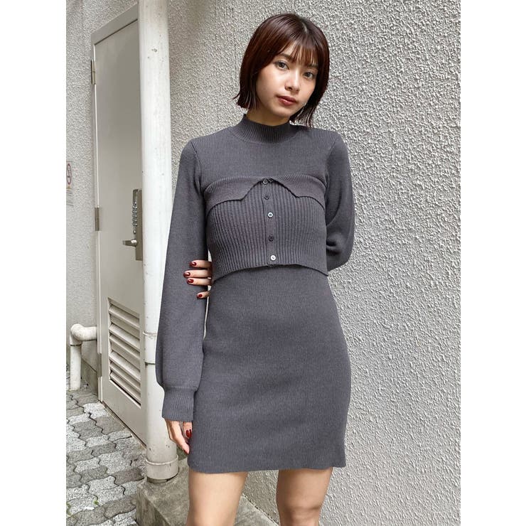 ビスチェドッキングミニワンピース | MURUA | 詳細画像15 